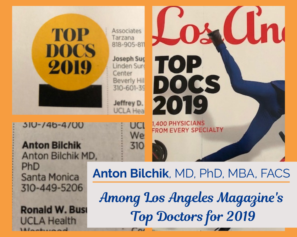 Los Angeles Magazine Top Doctors 2019