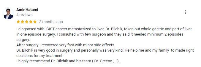 anton bilchik md testimonials